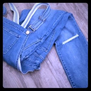 Forever 21 overall jeans